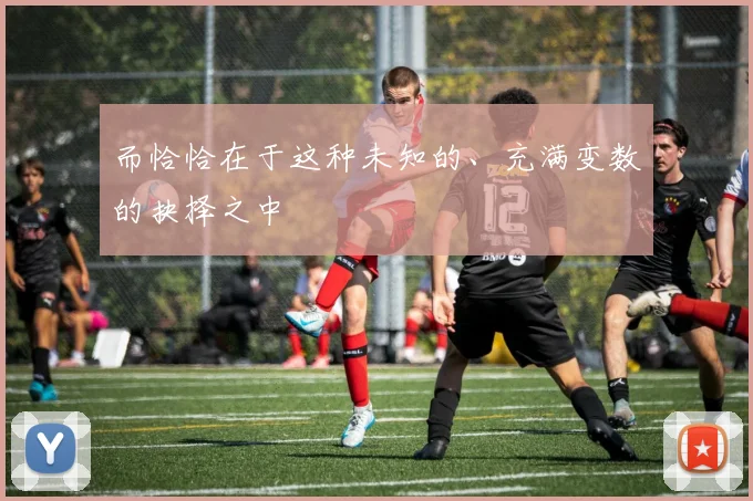 而恰恰在于这种未知的、充满变数的抉择之中